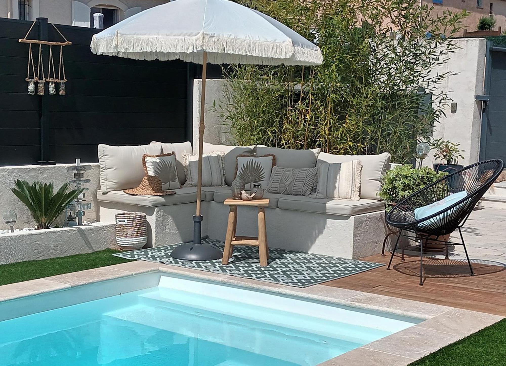 Jolie Villa Lalou Cote D'Azur Trois Chambres Frejus Bagian luar foto